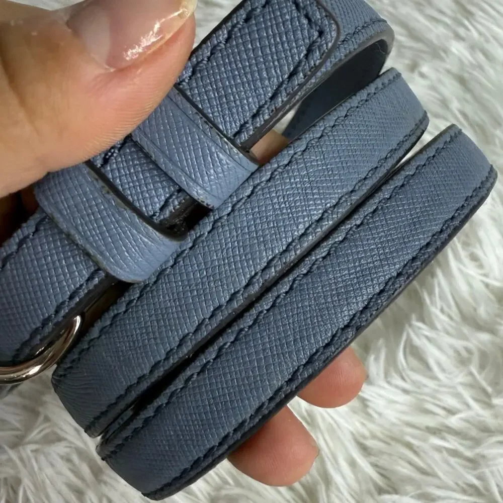 COACH Blue Silver Crossbody Replacement Strap